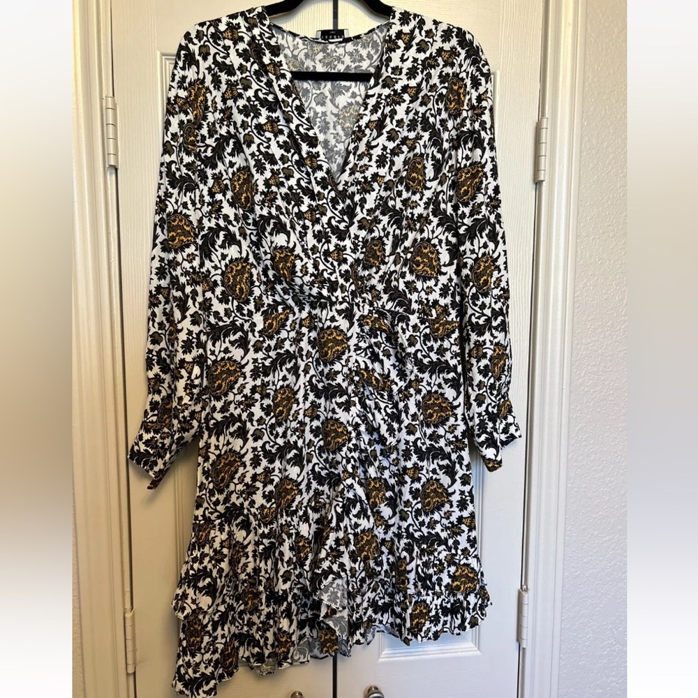 Pristine - Sandro Dami Dress - Blue & Yellow - Size L